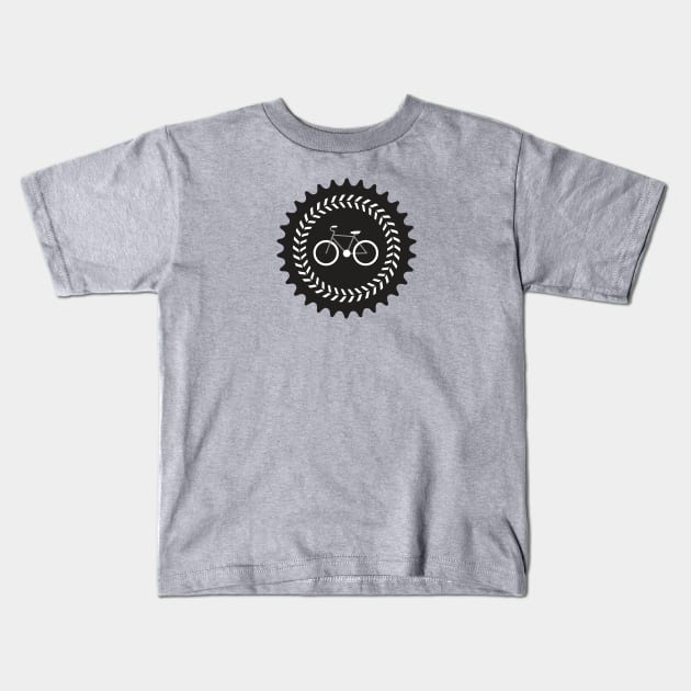 bicycle love Kids T-Shirt by MplusC